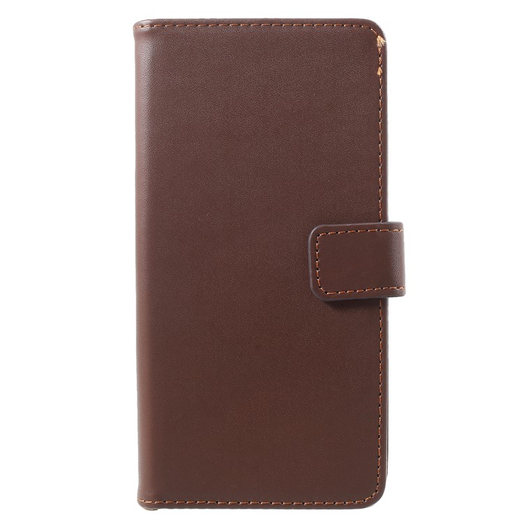 Wallet Leather Stand Mobile Phone Case for Samsung Galaxy S9+ - Coffee-1