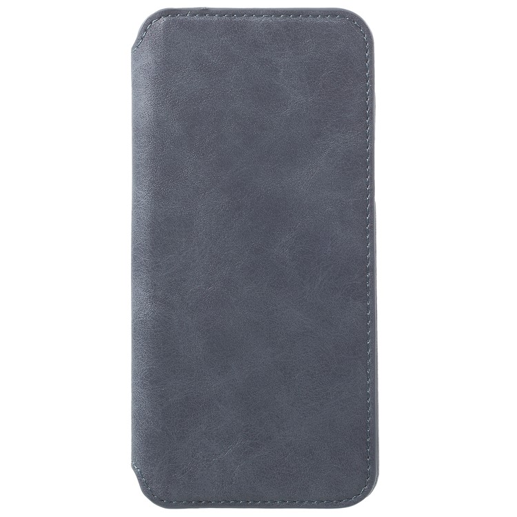Flip Wallet PU Leather Case for Samsung Galaxy S9 - Grey-2