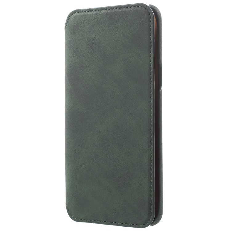 Flip Wallet PU Leather Shell for Samsung Galaxy S9 - Green-2