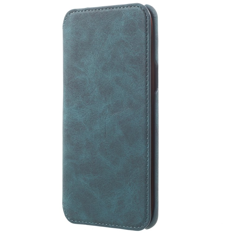 Flip Wallet PU Leather Casing for Samsung Galaxy S9 - Blue-2