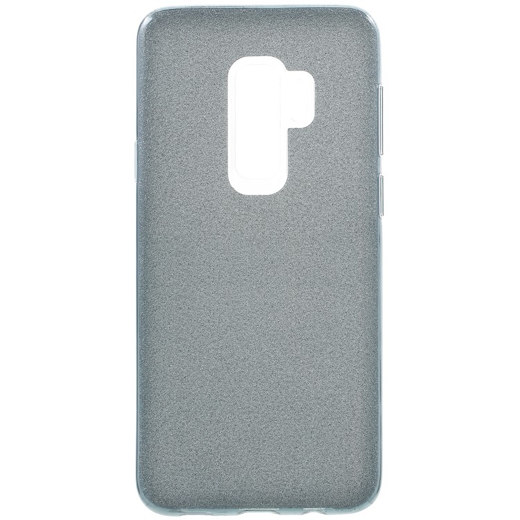Glittery TPU + PC Hybrid Case Cover for Samsung Galaxy S9 Plus G965 - Grey-1