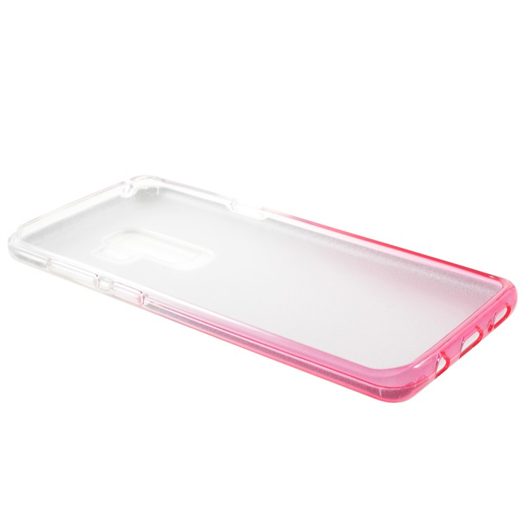 3-in-1 Gradient Glittering PC + TPU Phone Casing Shell for Samsung Galaxy S9 Plus - Rose-4