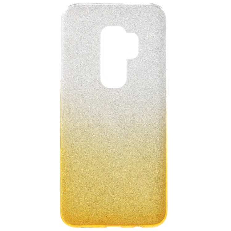 

3-в-1 Градиентная Блестящая Панель ПК + TPU Для Галактики Samsung S9 Plus G965 - Золото, Galaxy S9+