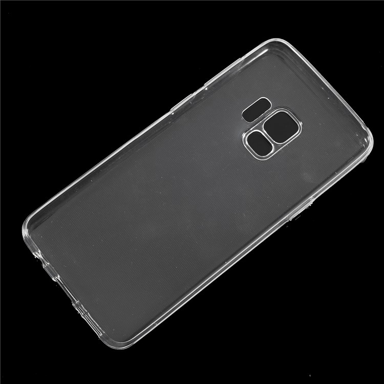 Soft Clear TPU Mobile Cover Case with Non-slip Inner for Samsung Galaxy S9 - Transparent-2