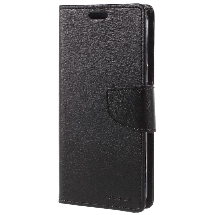 MERCURY GOOSPERY Bravo Diary Wallet Leather Mobile Casing for Samsung Galaxy S9 - Black-2