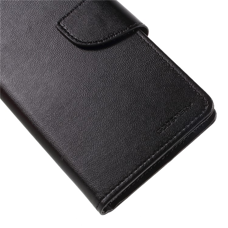 MERCURY GOOSPERY Bravo Diary Wallet Leather Mobile Casing for Samsung Galaxy S9 - Black-5
