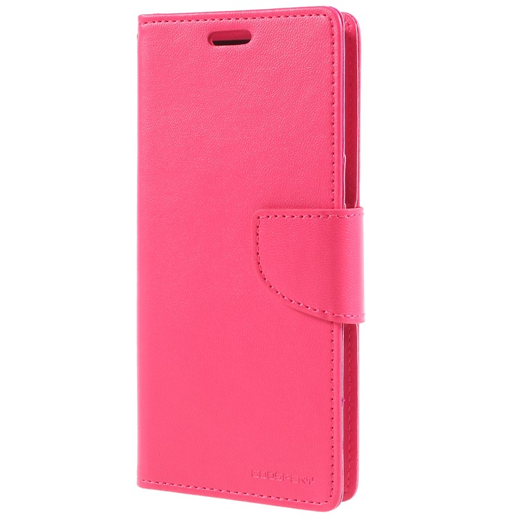 MERCURY GOOSPERY Bravo Diary Wallet Leather Phone Cover for Samsung Galaxy S9 G960 - Rose-1