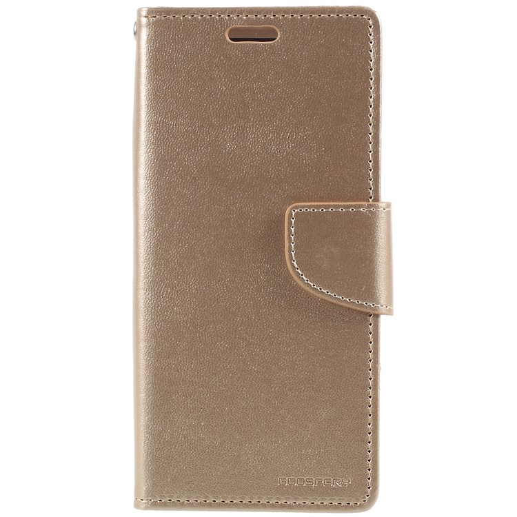 MERCURY GOOSPERY Bravo Diary Leather Stand Cover for Samsung Samsung Galaxy S9 G960 - Gold-3