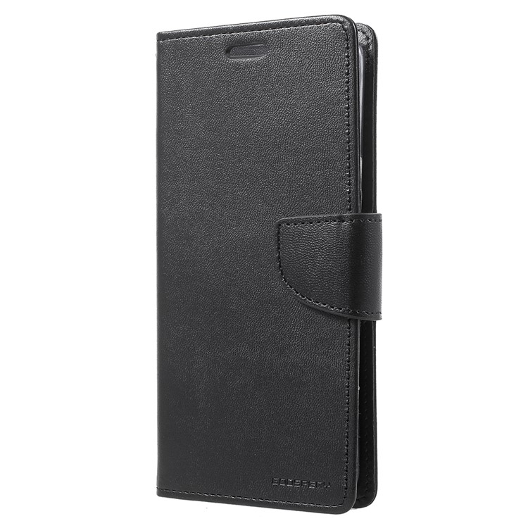 MERCURY GOOSPERY Bravo Diary Wallet Leather Shell for Samsung Galaxy S9 Plus - Black-2