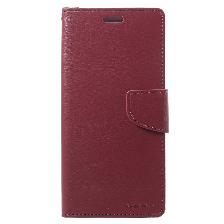 MERCURY GOOSPERY Bravo Diary Wallet Leather Case with Stand for Samsung Galaxy S9 Plus - Wine Red-1