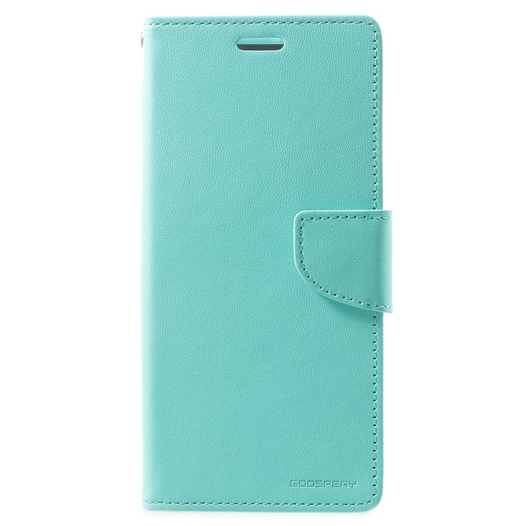 MERCURY GOOSPERY Bravo Diary Wallet Leather Stand Mobile Casing for Samsung Galaxy S9 Plus - Cyan-1
