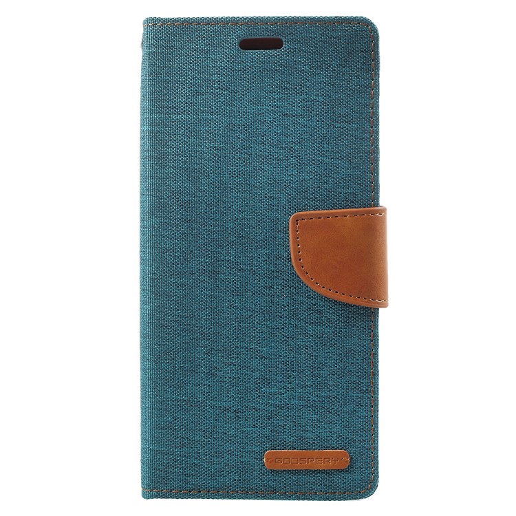 MERCURY GOOSPERY Diário De Lona Stand Bolsa De Couro Para Carteira De Samsung Galaxy S9 Plus - Verde-1