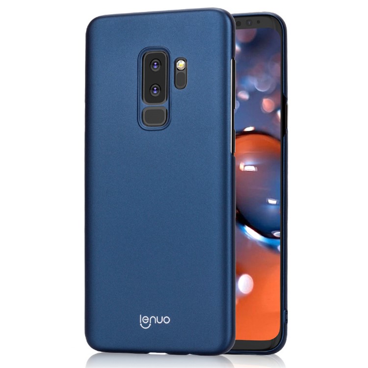 

LENUO Leshield Series Silky Touch Hard Mobile Phone Shell for Samsung Galaxy S9+ G965 - Blue