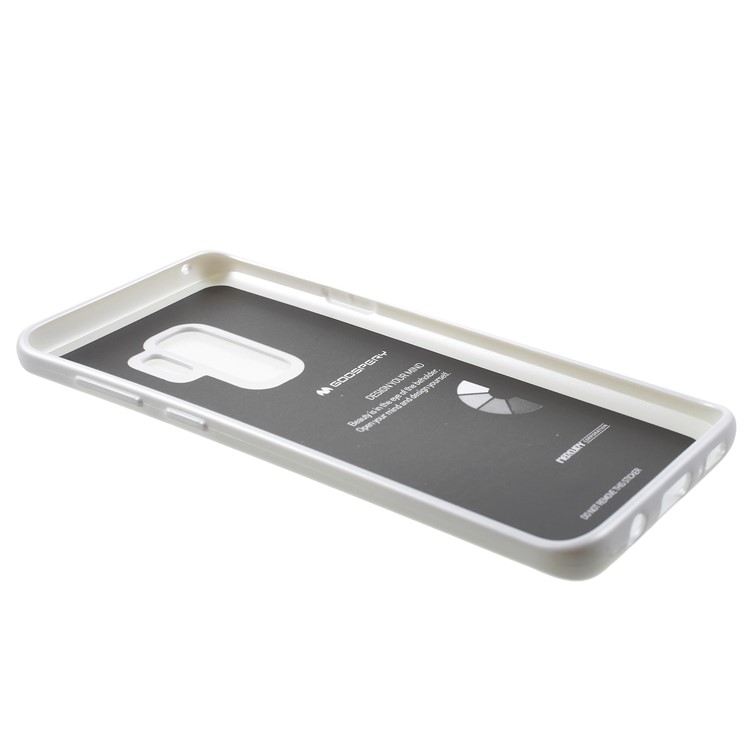 MERCURY GOOSPERY i JELLY TPU Phone Cover for Samsung Galaxy S9+ - Silver-3