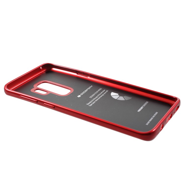 MERCURY GOOSPERY i JELLY TPU Back Shell Case for Samsung Galaxy S9+ G965 - Red-3