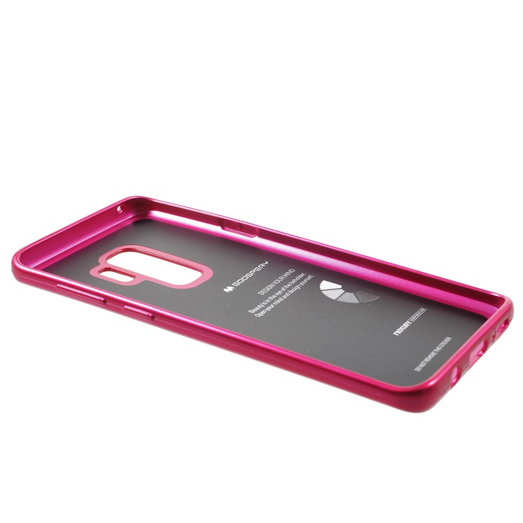 MERCURY GOOSPERY i JELLY TPU Back Shell Cover for Samsung Galaxy S9+ G965 - Rose-3