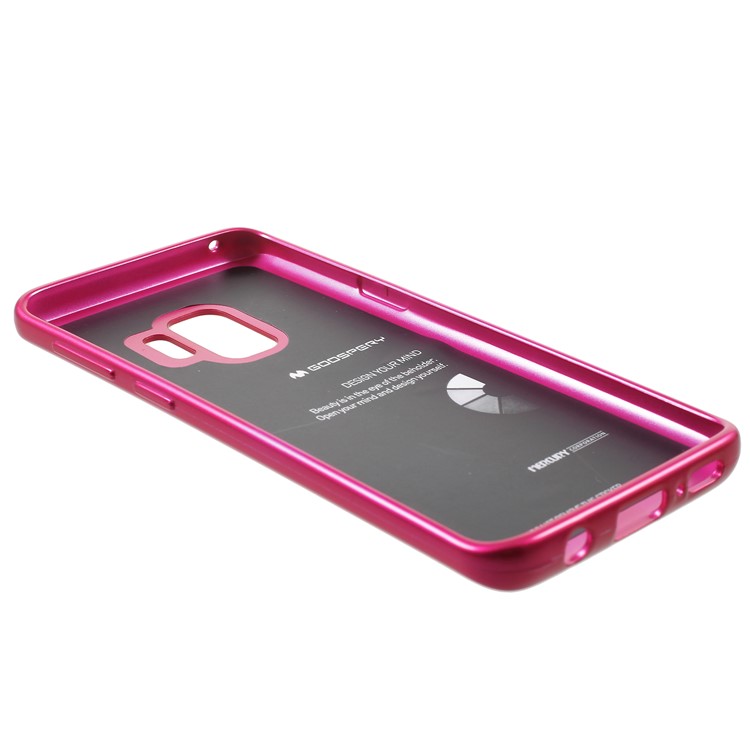 MERCURY GOOSPERY i JELLY TPU Mobile Cover for Samsung Galaxy S9 - Rose-3