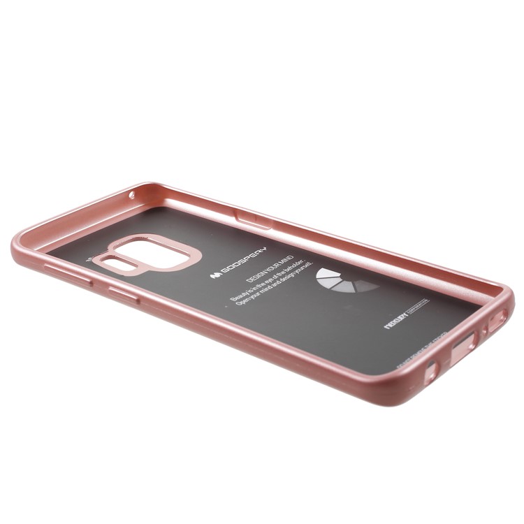 MERCURY GOOSPERY i JELLY TPU Back Phone Case for Samsung Galaxy S9 - Rose Gold-3