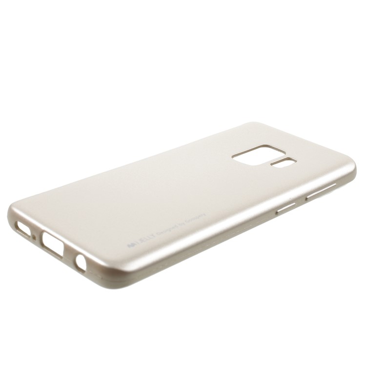 MERCURY GOOSPERY i JELLY TPU Case Accessory for Samsung Galaxy S9 - Gold-2