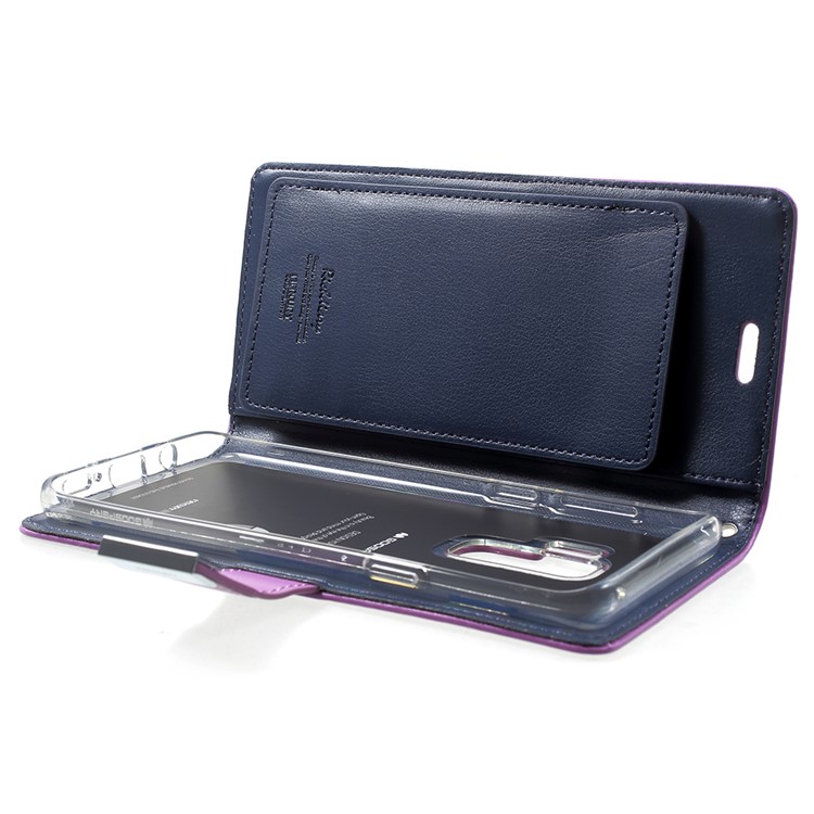 MERCURY GOOSPERY Rich Diary Leather Wallet Protection Cellphone Case for Samsung Galaxy S9 Plus - Purple-5