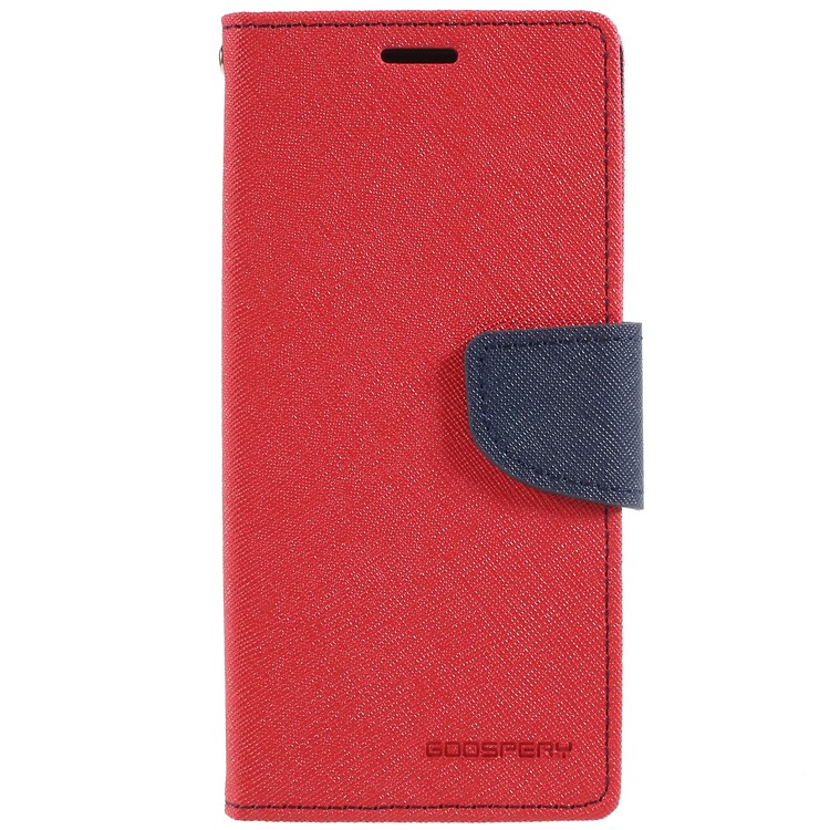 MERCURY GOOSPERY Fancy Diary Leather Wallet Stand Case for Samsung Galaxy S9 G960 - Red-3