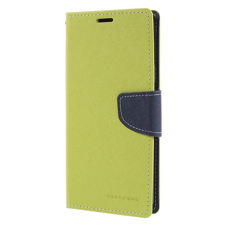 MERCURY GOOSPERY Fancy Flip Leather Wallet Cell Phone Casing for Samsung Galaxy S9 Plus G965 - Green-2