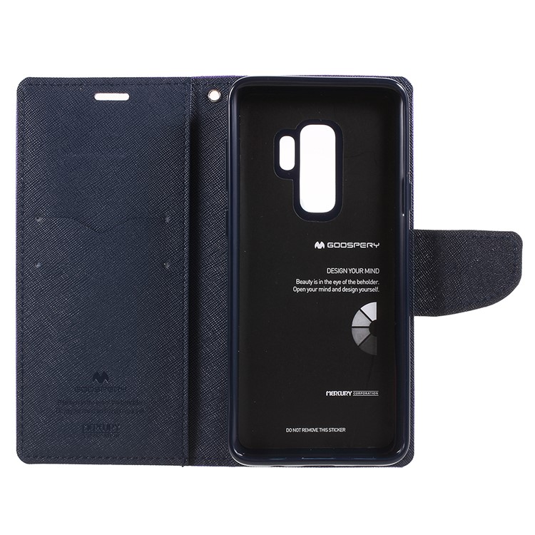 MERCURY GOOSPERY Fancy Flip Leather Wallet Mobile Phone Shell for Samsung Galaxy S9 Plus - Purple-6