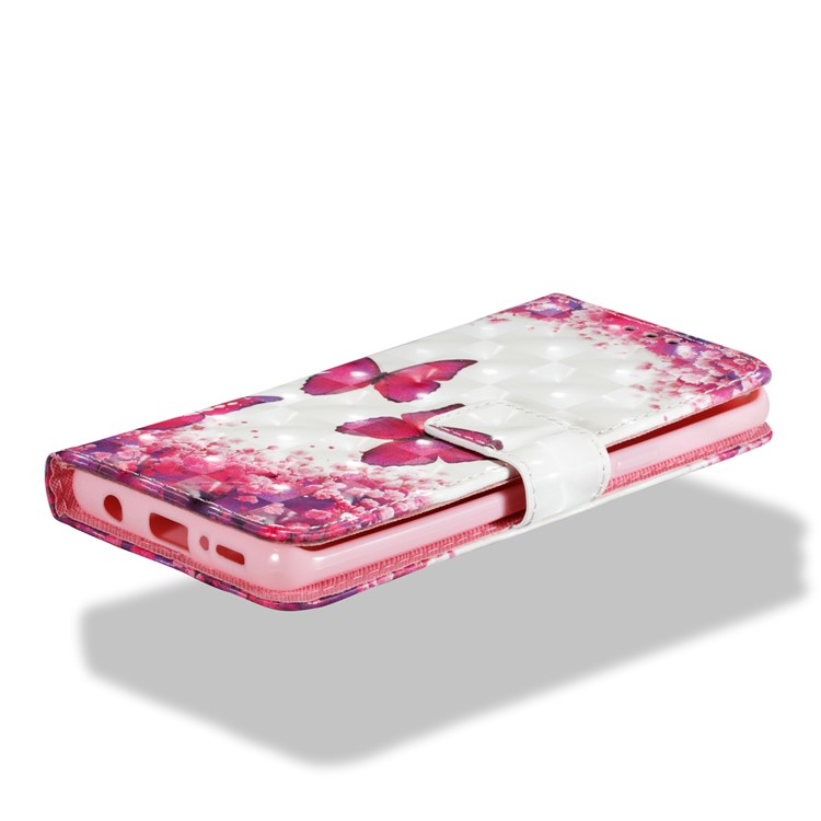 Pattern Printing Leather Wallet Cover for Samsung Galaxy S9 G960 - Vivid Butterflies-3