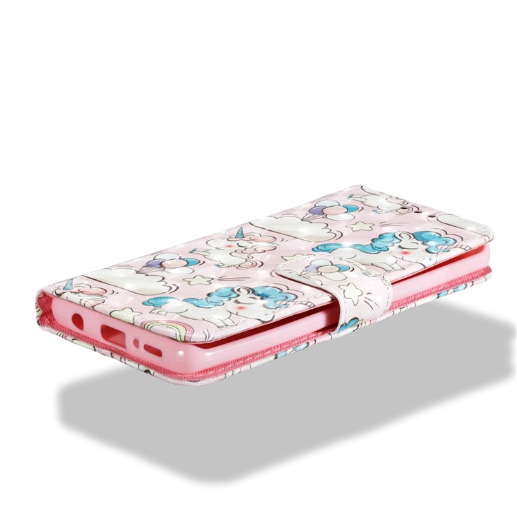 Pattern Printing Leather Wallet Phone Case for Samsung Galaxy S9 G960 - Cloud and Unicorn-3