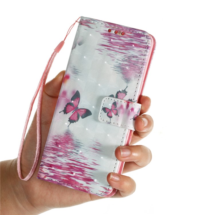 Pattern Printing PU Leather Wallet Case for Samsung Galaxy S9 G960 - Butterfly Pattern-7