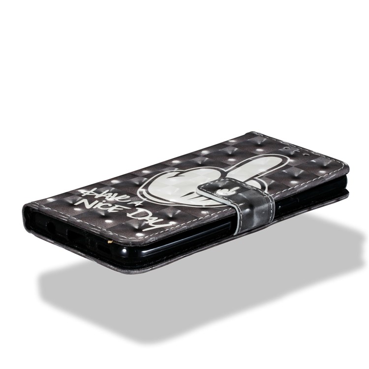 Pattern Printing Magnetic Leather Stand Case for Samsung Galaxy S9 - Have a Nice Day-3