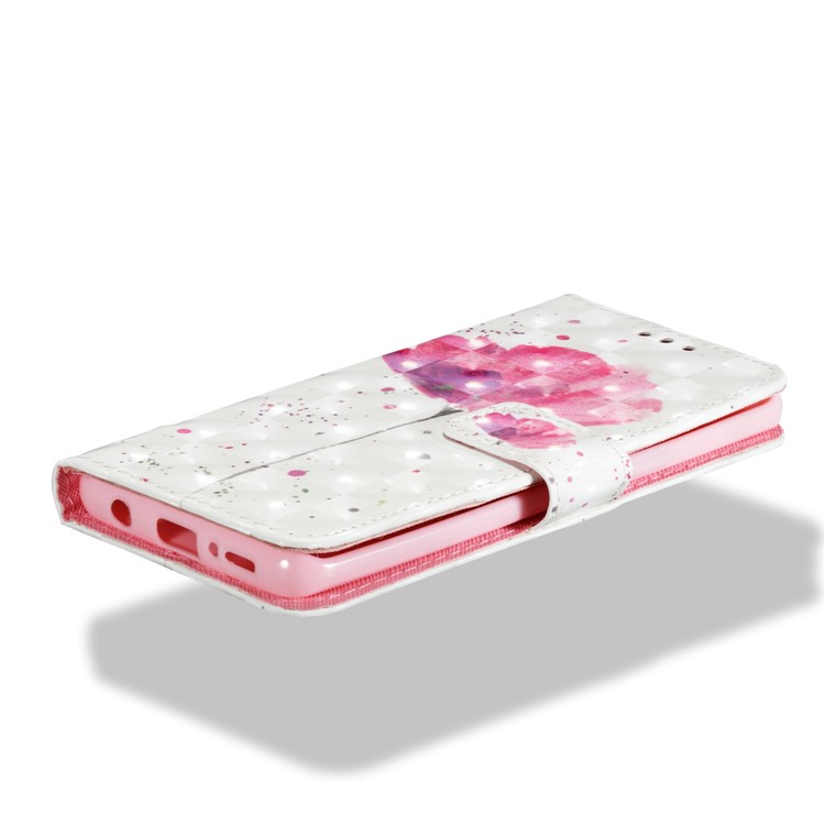 Patterned PU Leather Stand Phone Accessory Case for Samsung Galaxy S9 - Elegant Flower-3