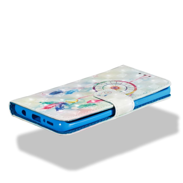 Pattern Printing PU Leather Wallet Stand Mobile Cover for Samsung Galaxy S9 - Colorful Dream Catcher-3