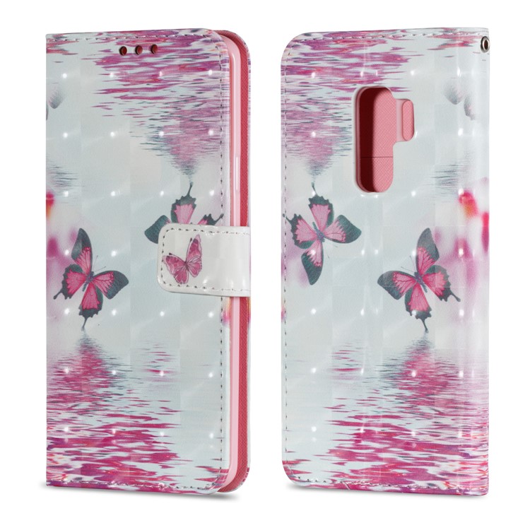 Pattern Printing Wallet Leather Stand Cover for Samsung Galaxy S9 Plus - Unicorn Pattern-2