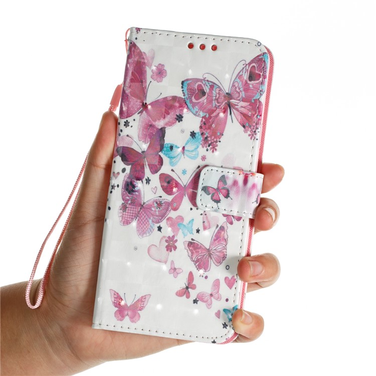 Pattern Printing Wallet Leather Stand Casing Cover for Samsung Galaxy S9 Plus - Butterflies Pattern-6