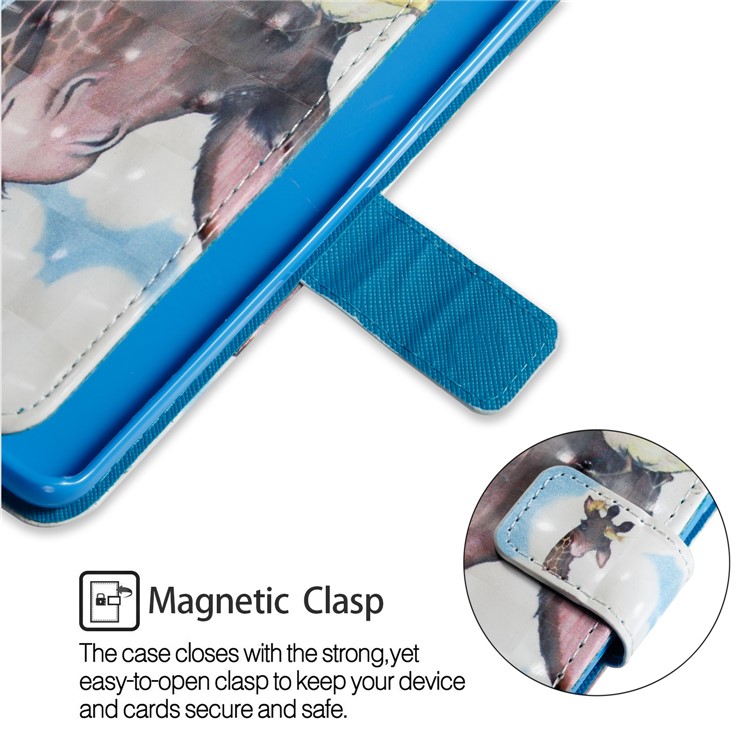 Pattern Printing Wallet Leather Stand Accessory Shell for Samsung Galaxy S9 Plus - Deer and Birds-6