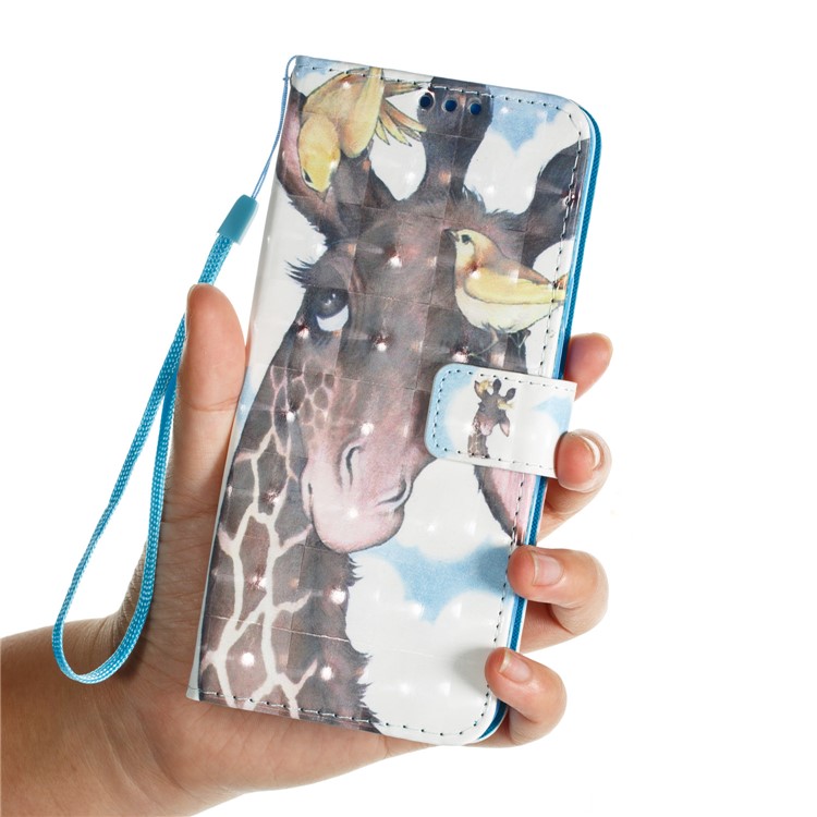 Pattern Printing Wallet Leather Stand Accessory Shell for Samsung Galaxy S9 Plus - Deer and Birds-7