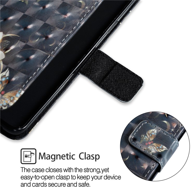 Pattern Printing Wallet Leather Stand Protection Shell for Samsung Galaxy S9 Plus - Flower and Butterfly-7