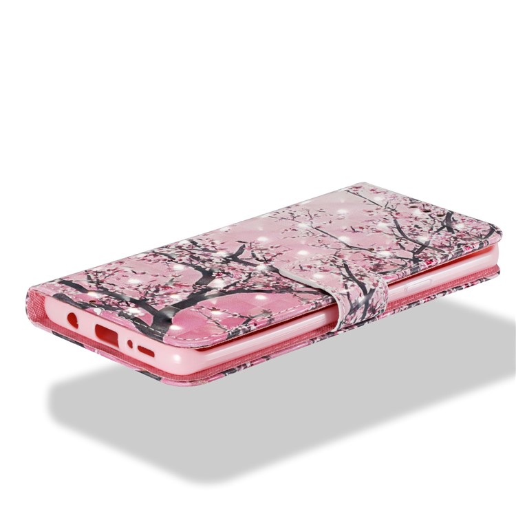 For Samsung Galaxy S9 Plus Pattern Printing Light Spot Decor Leather Wallet Stand Mobile Cover - Flower Tree-6