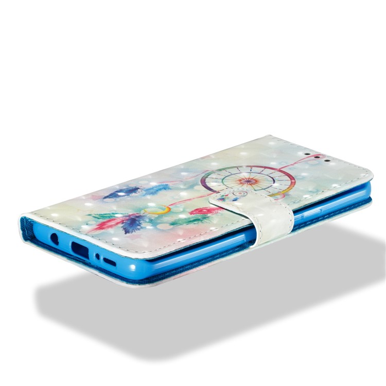 Pattern Printing Wallet Leather Stand Protection Casing Cover for Samsung Galaxy S9 Plus - Colorful Dream Catcher-3