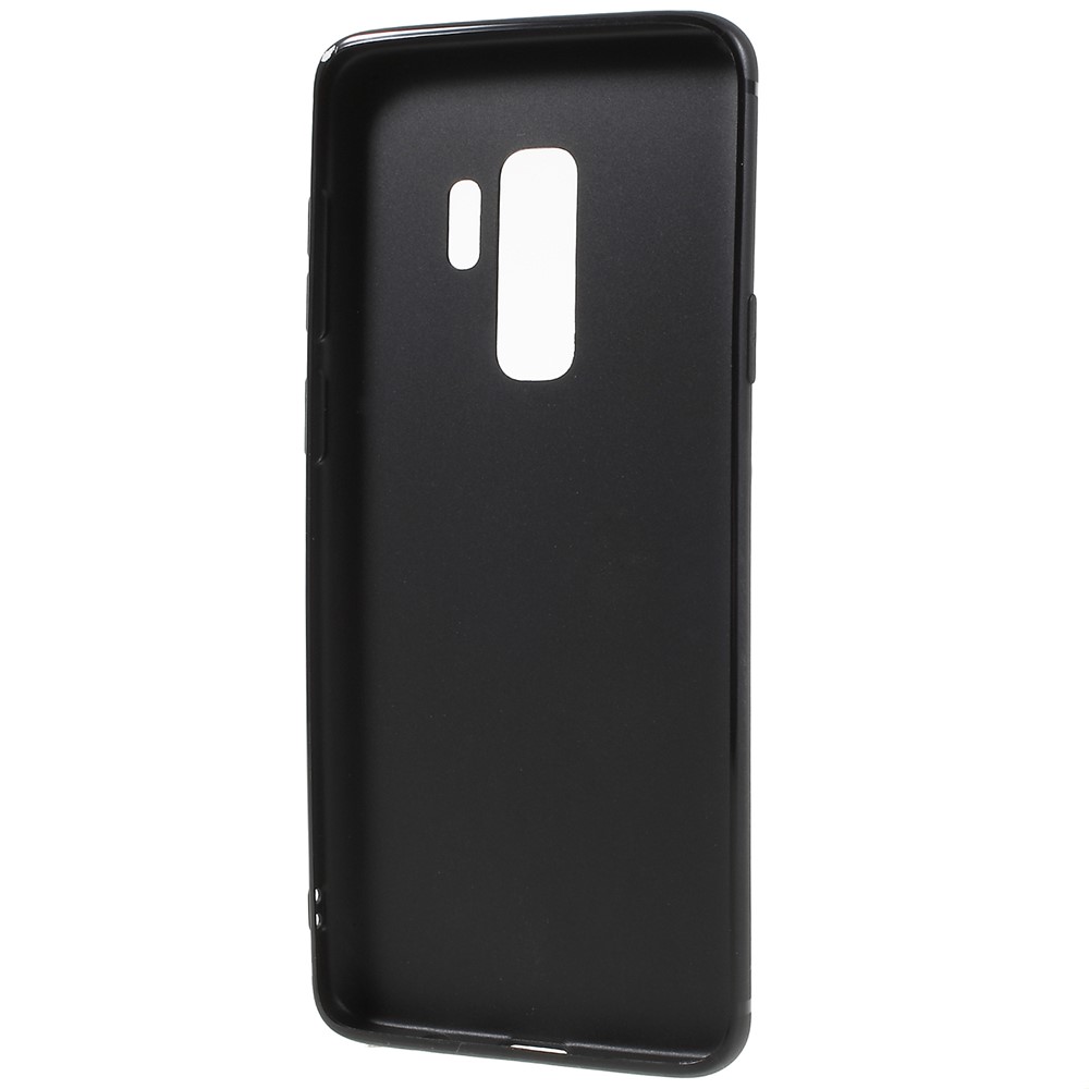 Étui de Téléphone TPU Anti-rayures Mat Pour Samsung Galaxy S9 Plus G965 - le Noir