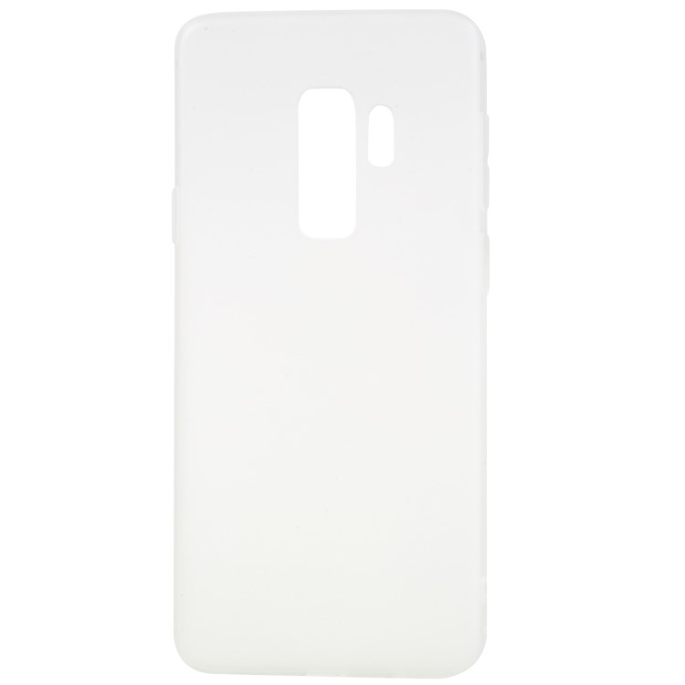Matte Anti-scratch TPU Phone Cover for Samsung Galaxy S9 Plus G965 - White-1