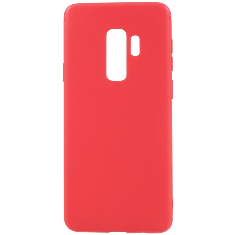 Matte Anti-scratch TPU Phone Shell for Samsung Galaxy S9 Plus G965 - Red-1