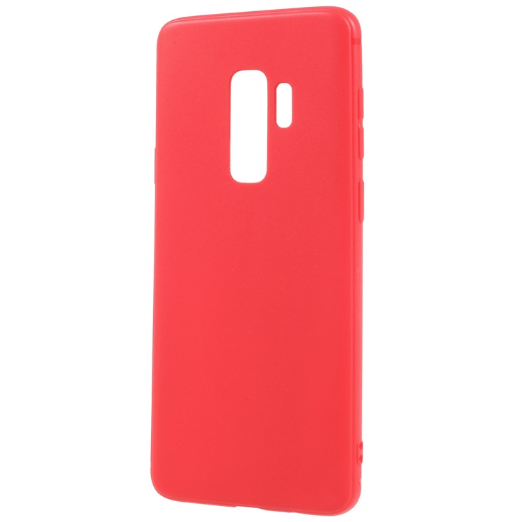 Matte Anti-scratch TPU Phone Shell for Samsung Galaxy S9 Plus G965 - Red-2