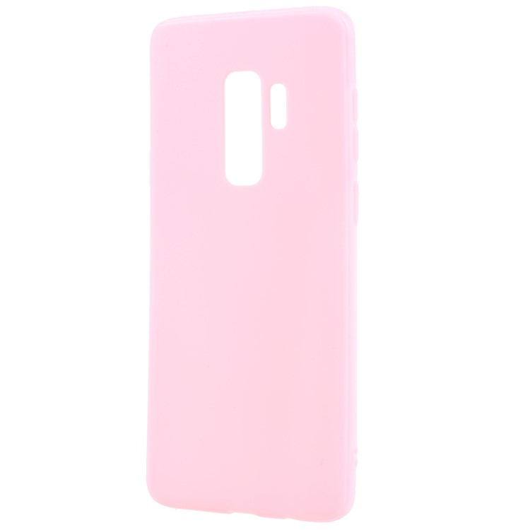 Matte Anti-scratch TPU Phone Casing for Samsung Galaxy S9 Plus G965 - Pink-2