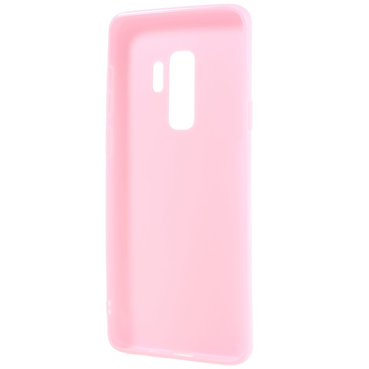 Matte Anti-scratch TPU Phone Casing for Samsung Galaxy S9 Plus G965 - Pink-3