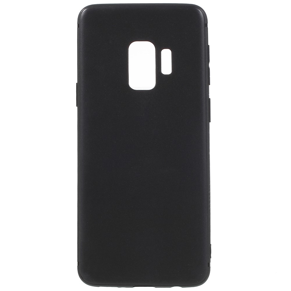 Matte Anti-scratch TPU Phone Case for Samsung Galaxy S9 - Black-1