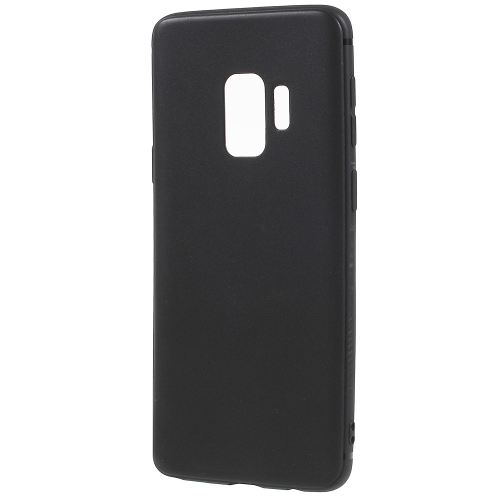 Matte Anti-scratch TPU Phone Case for Samsung Galaxy S9 - Black-2