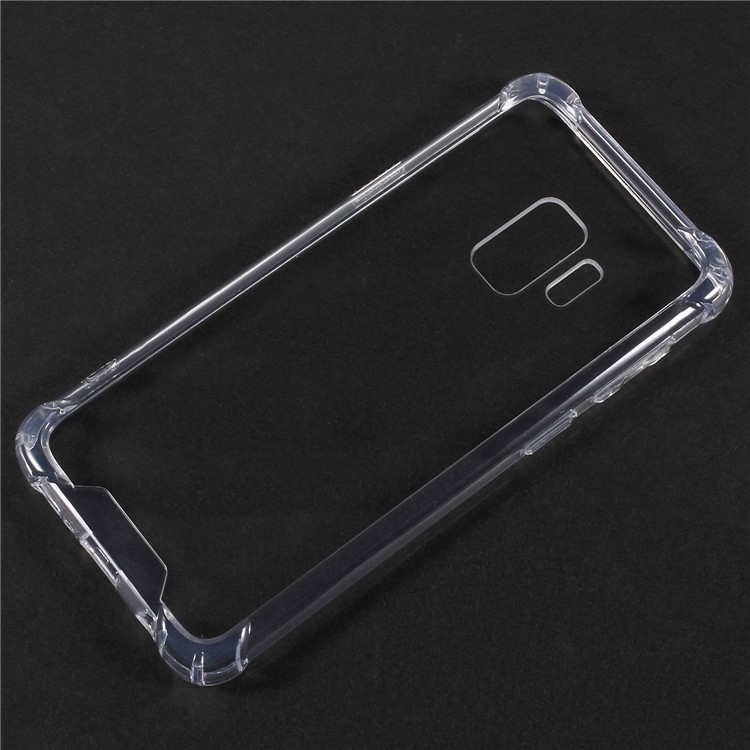 Drop-Proof Clear Acrylic Back + TPU Edge Hybrid Shell for Samsung Galaxy S9 - Transparent-1