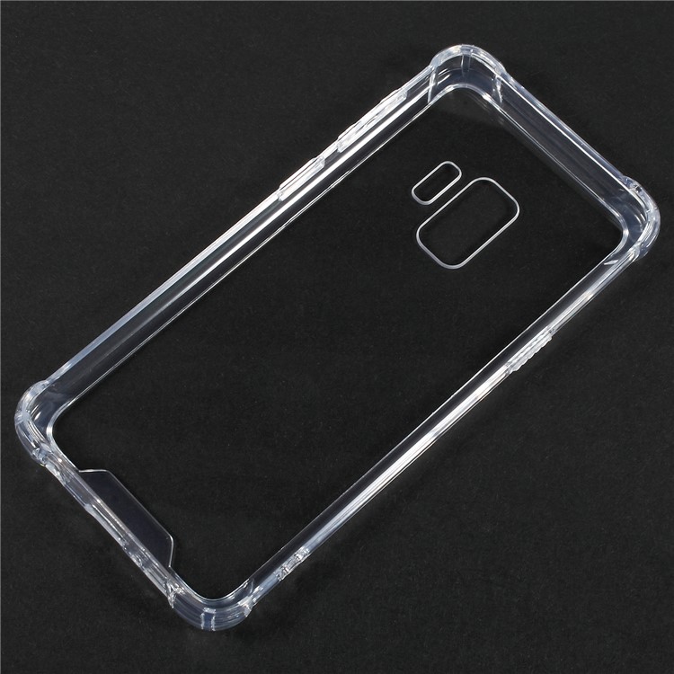 Drop-Proof Clear Acrylic Back + TPU Edge Hybrid Shell for Samsung Galaxy S9 - Transparent-2